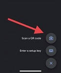 Google Authenticator Scan